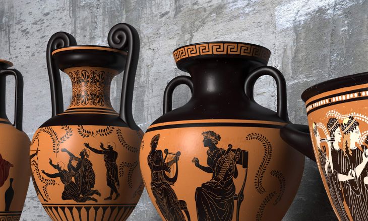 Greek pottery designs