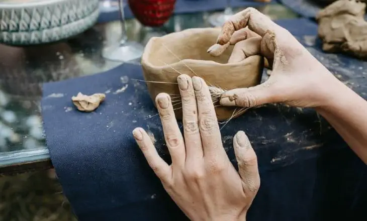 Hand built pottery